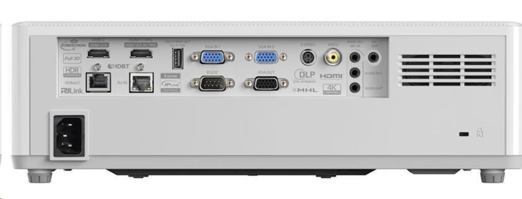 Optoma projektor ZU506Te (DLP,  FULL 3D,  Laser,  WUXGA,  5 500 ANSI,  300 000:1,  HDMI,  VGA,  2x10W speaker)2 