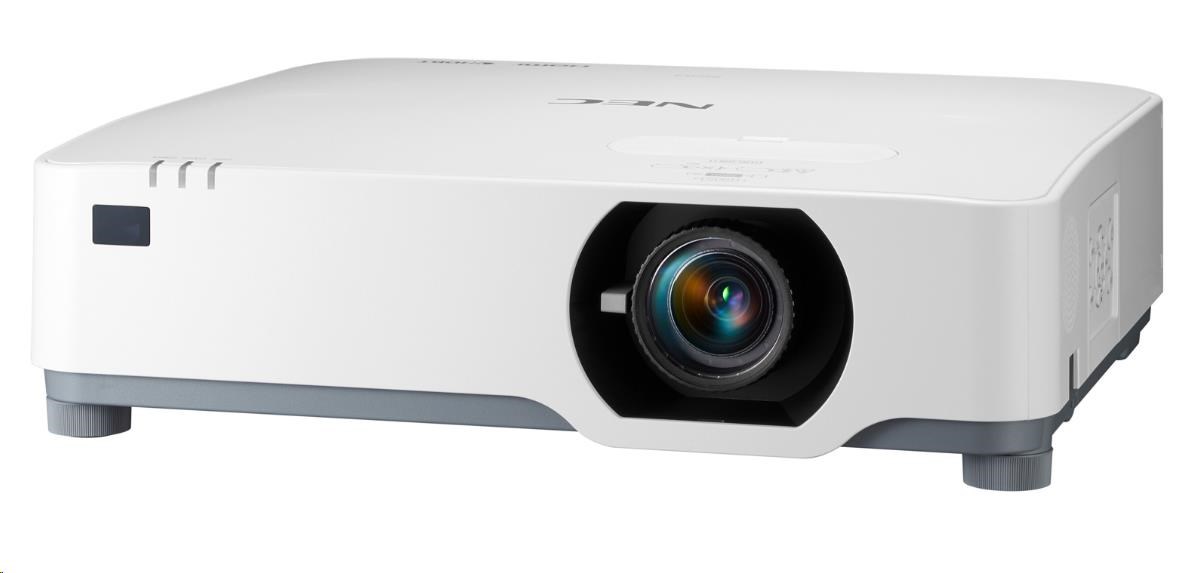 NEC projektor P605UL,  1920x1200,  6000ANSI,  600.000:1,  HDMI,  RS232,  LAN,  USB,  REPRO 20W5 