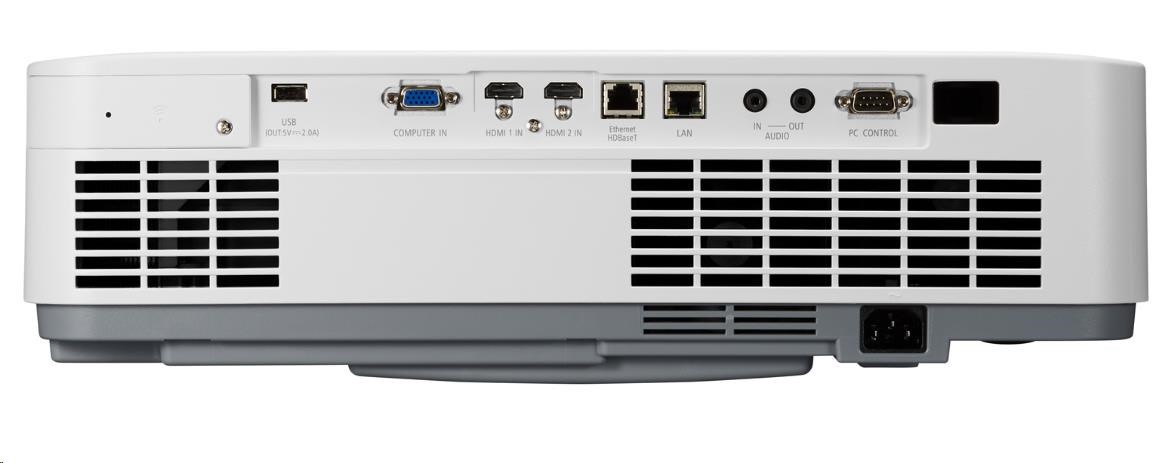 NEC projektor P605UL,  1920x1200,  6000ANSI,  600.000:1,  HDMI,  RS232,  LAN,  USB,  REPRO 20W2 
