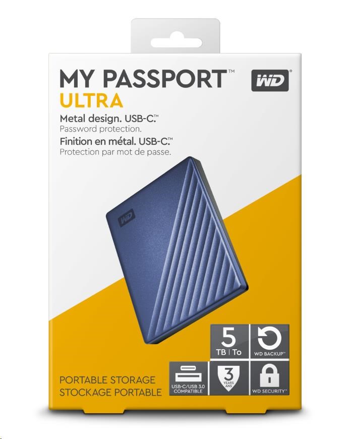 WD My Passport/ 5TB/ HDD/ Externý/ 2.5