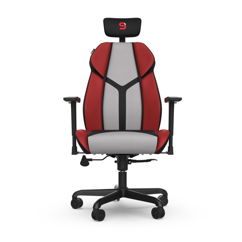 SPC Gear EG450 CL ergonomická herní židle šedo-červená - textilní5 