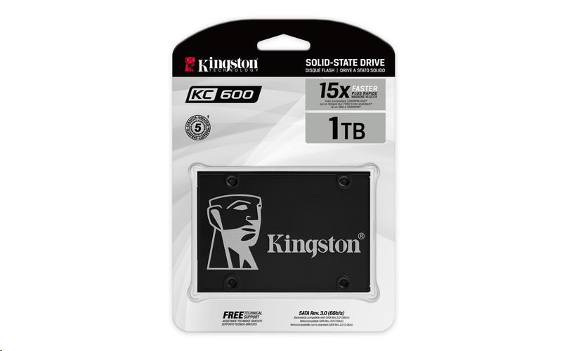 SSD disk Kingston 1024GB KC600 SATA3 2.5