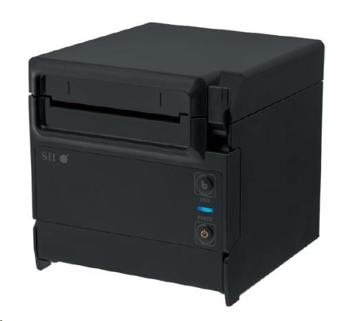 Pokladničná tlačiareň Seiko RP-F10, rezačka, horný/predný výstup, USB, čierna, zdroj0 