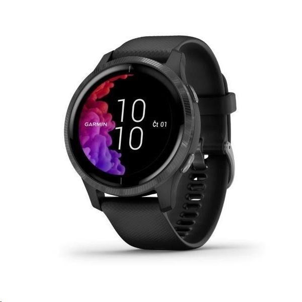 Garmin GPS sportovní hodinky Venu Black/ Slate Band1 