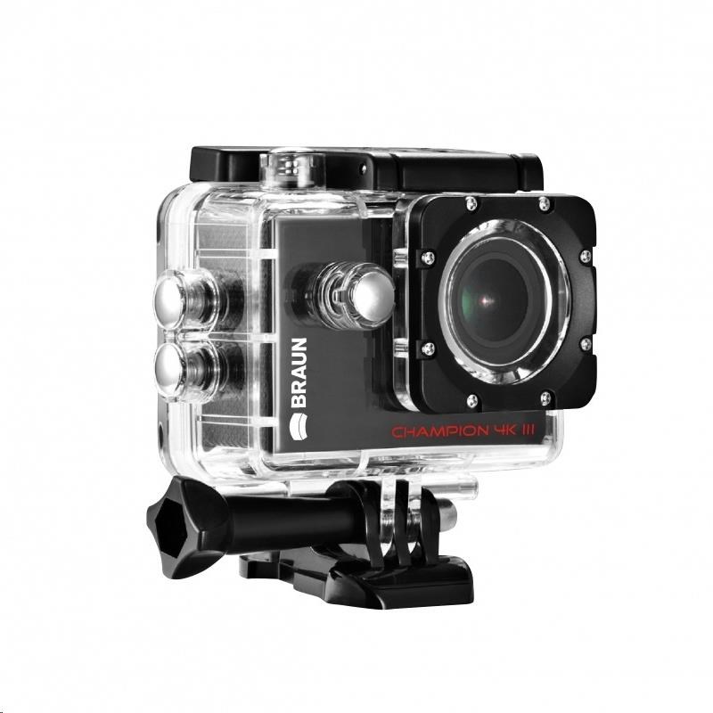 Braun CHAMPION 4K III sportovní minikamera + podvodní pouzdro0 