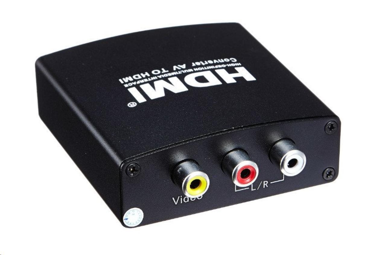 PREMIUMCORD AV kompozitný signál a stereo zvuk na HDMI 1080P konvertor0 