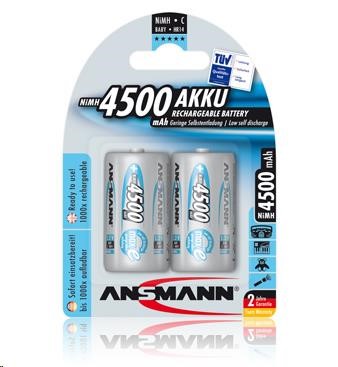Baterie - Ansmann maxE Baby NiMH 2xC 4500mAh (2ks/ Blistr)0 
