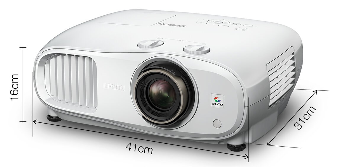 EPSON projektor EH-TW7100, 4K, UHD, 16:9, 3000ANSI, 100.000:1, USB 2.0, HDMI, BlueTooth4 