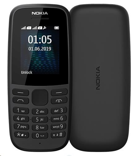Nokia 105 Dual SIM Black 20190 