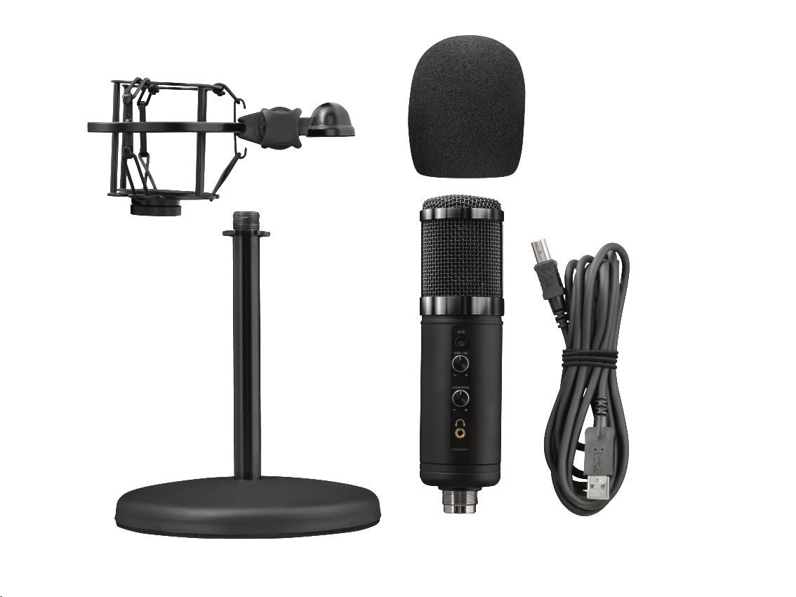 Mikrofón TRUST GXT 256 Exxo USB Streaming Microphone5 