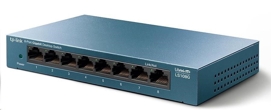 TP-Link LiteWave switch LS108G (8xGbE,  fanless)1 