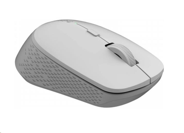 Myš RAPOO M300 Silent Wireless Optical Mouse,  Multi-mode: 2.4 GHz,  Bluetooth 3.0 & 4.0,  Sivá4 