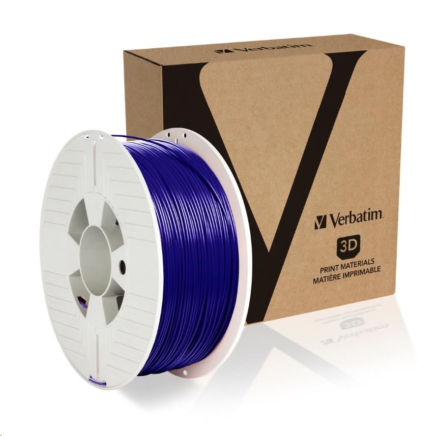 VERBATIM Filament pre 3D tlačiarne ABS 1.75mm, 404m, 1kg modrá 2019 (OLD 55012)0 