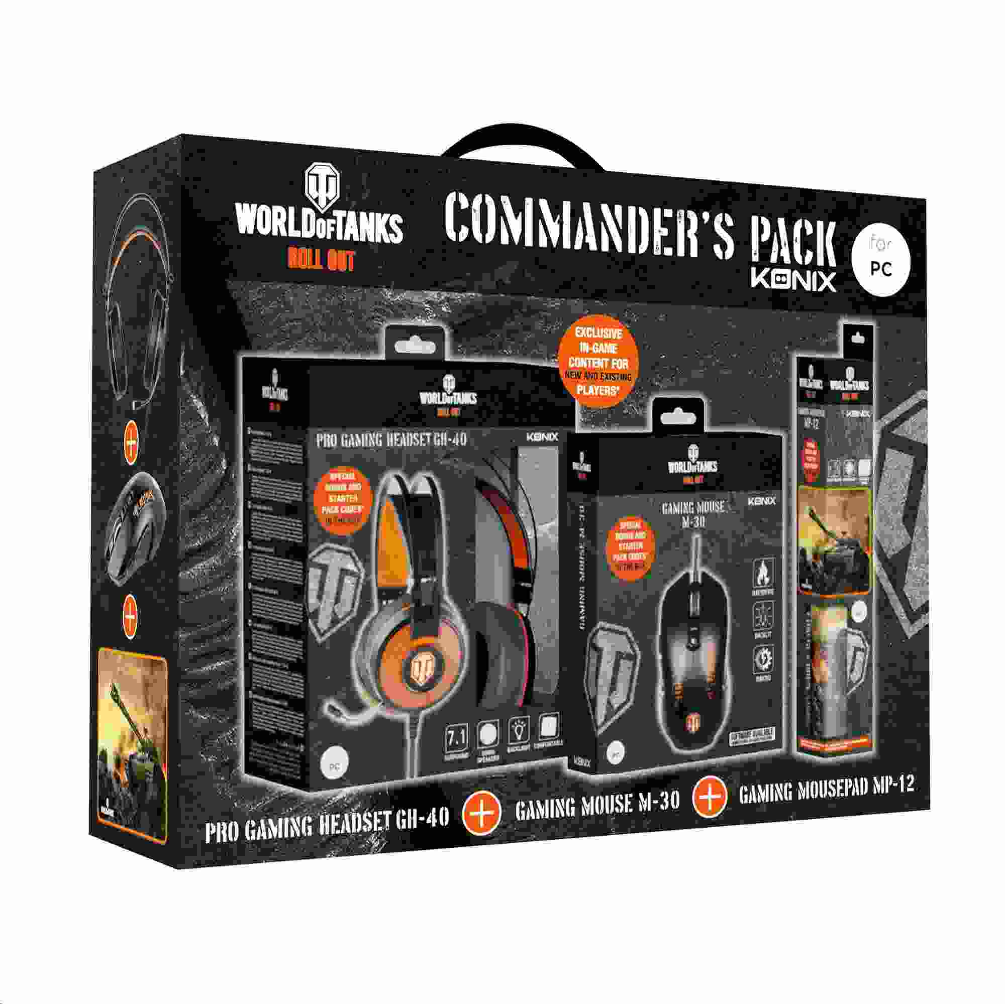Konix WoT Commander"s Pack pro PC0 
