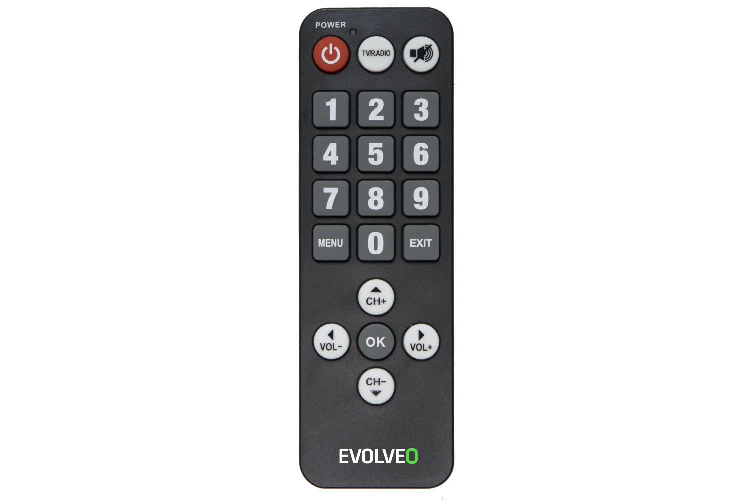 EVOLVEO seniorský dálkový ovladač pro Alpha T2 a Omega II0 