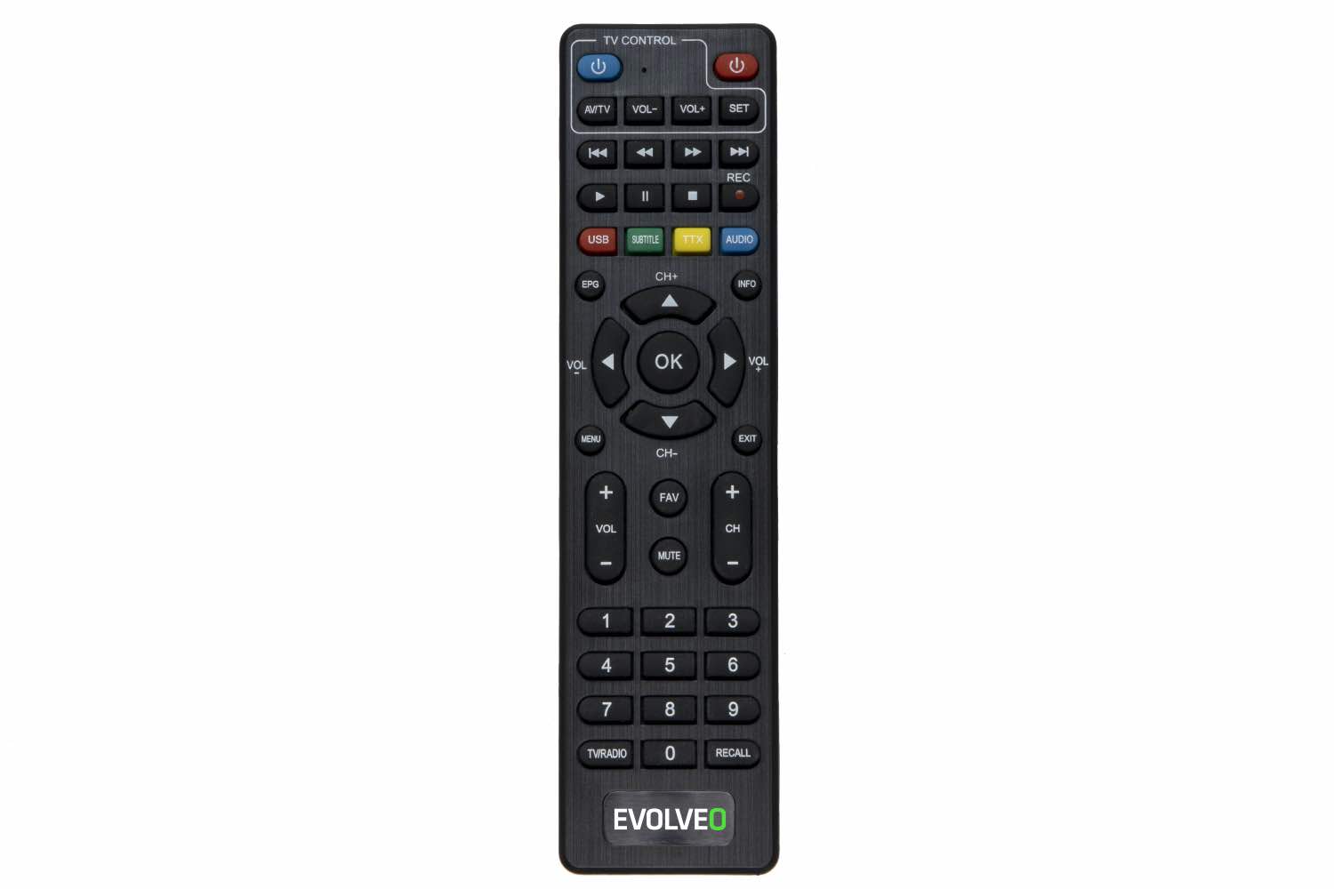 EVOLVEO Alpha T2,  HD DVB-T2 H.265/ HEVC rekordér2 