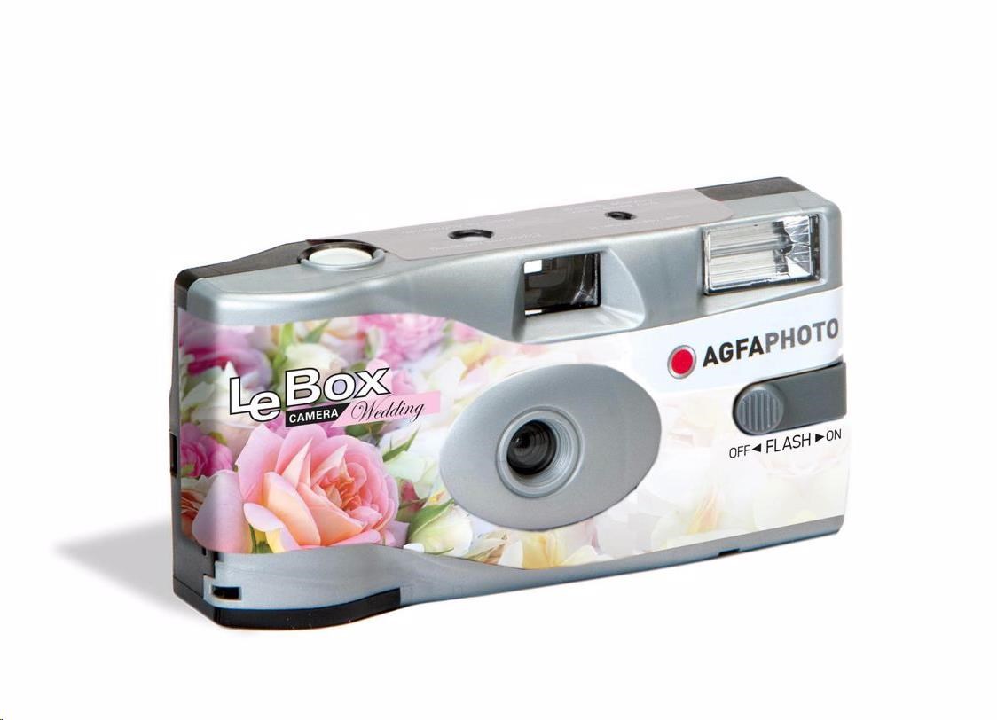 Agfaphoto LeBox Wedding Flash 400/ 27 - jednorázový analogový fotoaparát1 