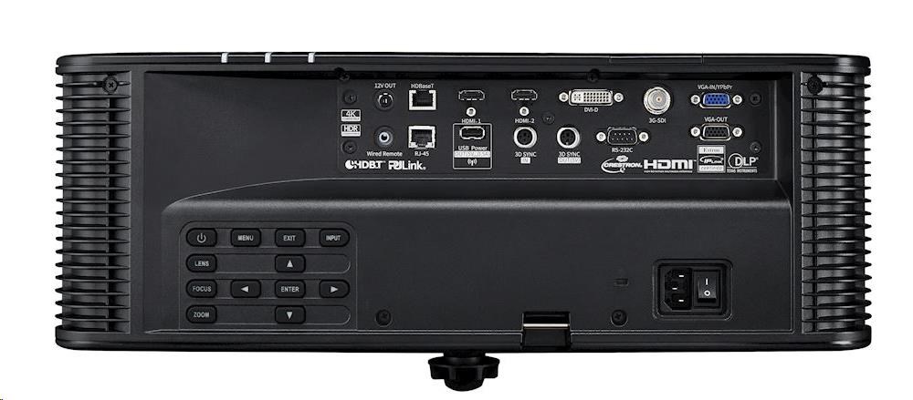 Optoma projektor ZU860 (DLP,  Laser,  FULL 3D,  WUXGA,  8 500 ANSI,  2 000 000:1,  VGA,  HDMI,  RS232,  RJ45)3 