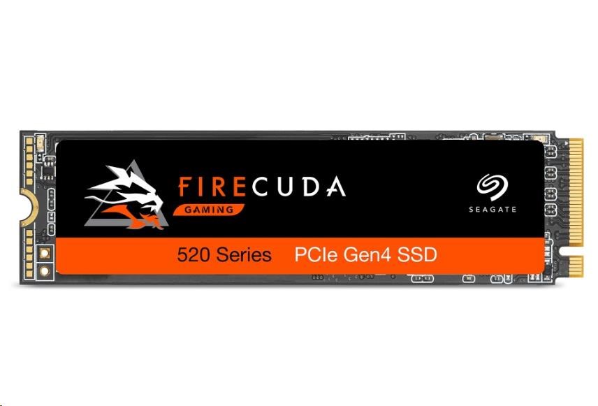 SEAGATE FIRECUDA 520 SSD 1TB M.2 PCIe Gen4 ×4,  NVMe 1.3,  (R:5000/ W:4400MB/ s)0 