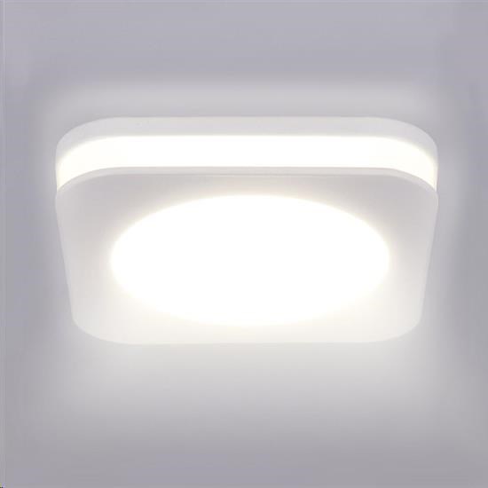 Solight LED podhledové svítidlo,  6W,  420lm,  4000K,  IP44,  čtvercové0 