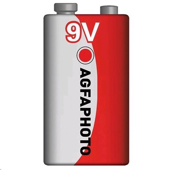 AgfaPhoto zinková baterie 9V,  shrink 1ks0 