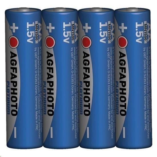 AgfaPhoto Power alkalická baterie LR06/ AA,  shrink 4ks0 