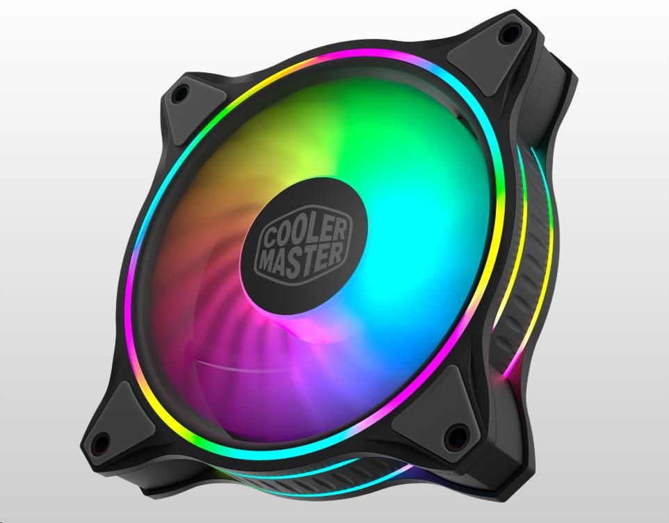 Cooler Master ventilátor MasterFan MF120 Halo 3in1,  3x120mm,  ARGB,  černá3 