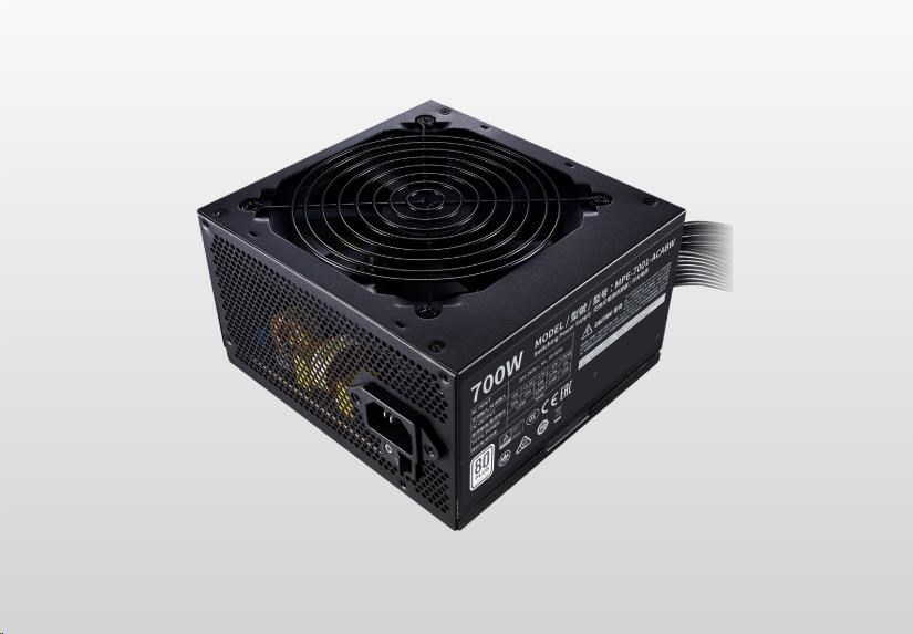 Cooler Master MWE White 700W V2,  120mm,  80+5 