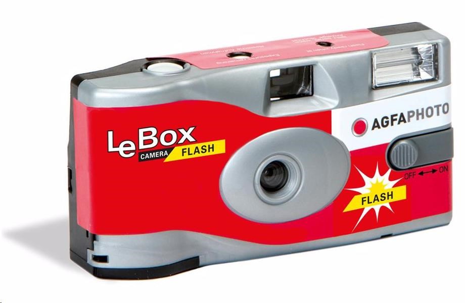 Agfaphoto LeBox Flash 400/ 27 - jednorázový analogový fotoaparát0 