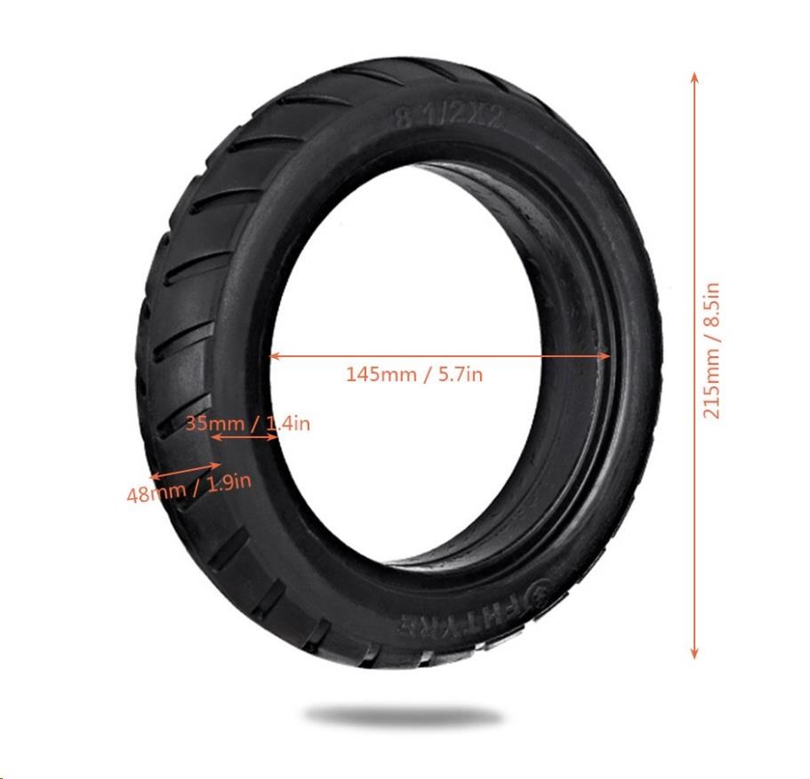 Bezdušová pneumatika pro Xiaomi Scooter  (Bulk)2 