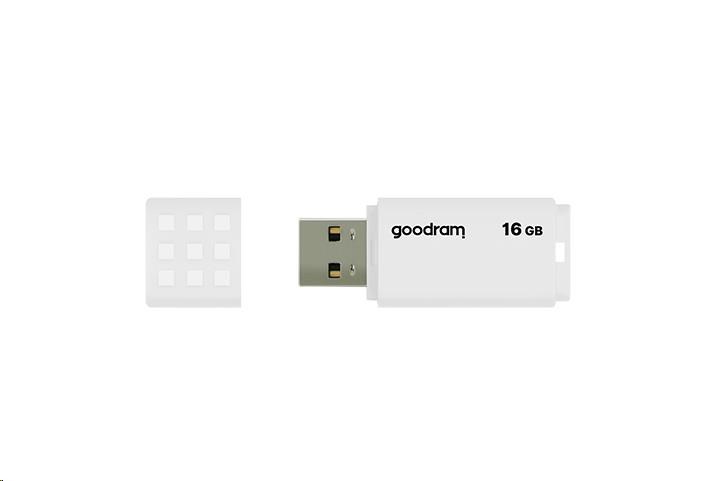 GOODRAM Flash disk 16GB UME2,  USB 2.0,  biela3 