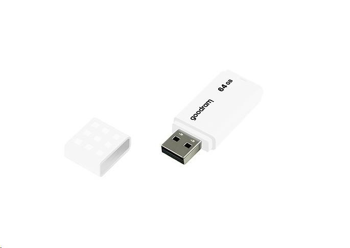 GOODRAM Flash Disk 64GB UME2, USB 2.0, bílá0 