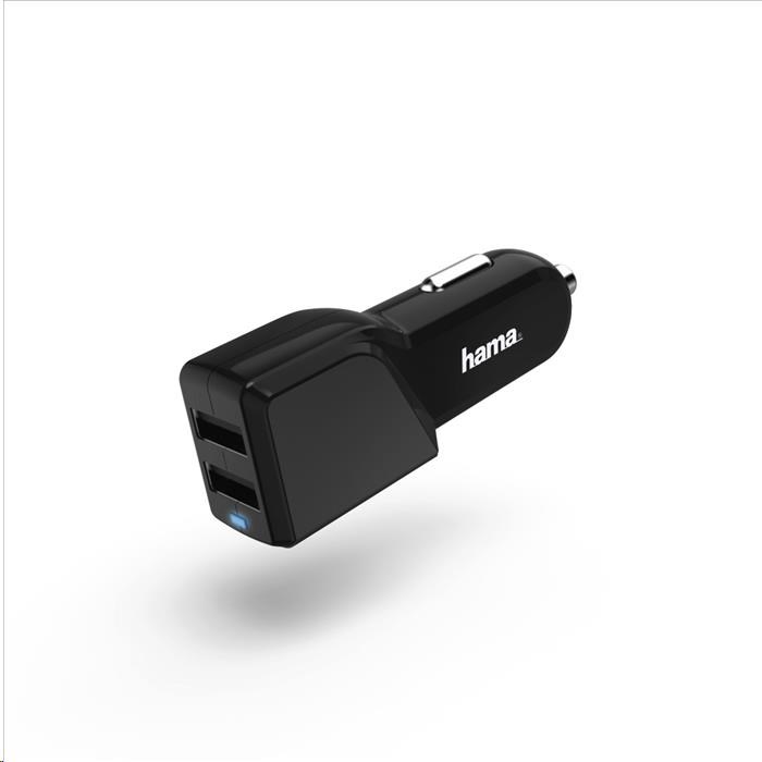 Dvojitá nabíjačka Hama USB do vozidla, 4,8 A0 