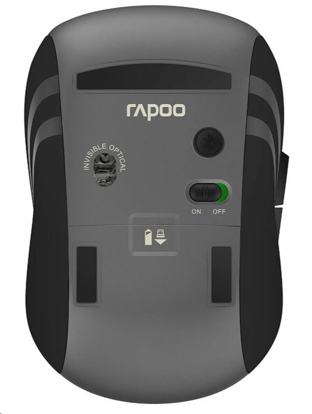 Myš RAPOO MT350 Multi-mode Wireless Optical Mouse,  čierna2 