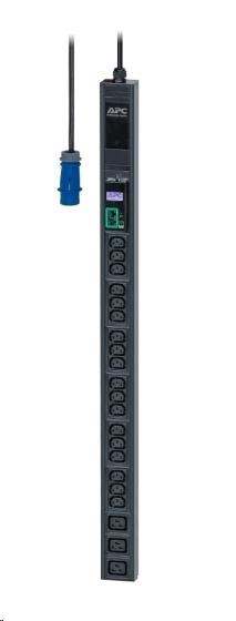 APC Easy PDU,  meraná,  ZeroU,  16A,  230V,  (18)C13 a (3)C19,  IEC 309 16A 2P+E (3m)0 