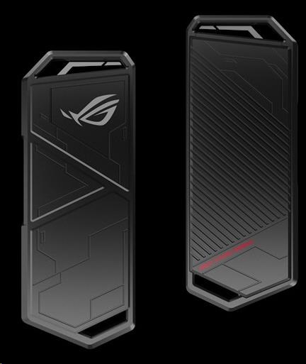 ASUS ROG STRIX ARION SSD NVME AURA case, USB-C 3.2, M.2 NVMe SSD kovový box, délka 30-80 mm, AURA RGB2 