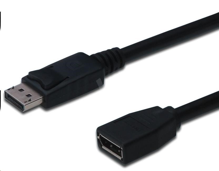 PREMIUMCORD Predlžovací kábel DisplayPort M/F 2m0 