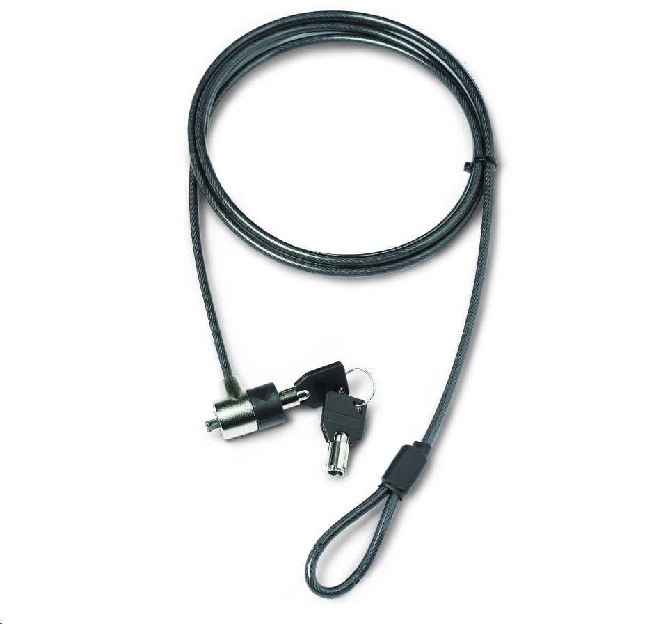 Bezpečnostný kábel DICOTA T-Lock Value,  s kľúčom,  štrbina 3x7 mm1 