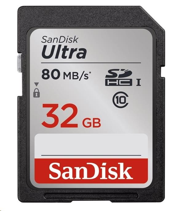 Karta SanDisk SDHC Ultra 32 GB (90 MB/ s triedy 10 UHS-I)0 