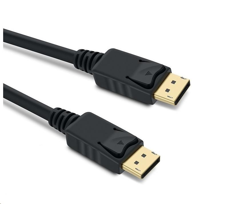 Kábel PREMIUMCORD DisplayPort 1.4 pripojovací kábel M/ M,  pozlátené konektory,  1 m0 