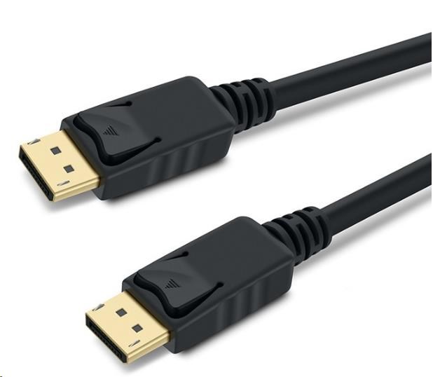 PREMIUMCORD DisplayPort 1.3/ 1.4 pripojovacie káble M/ M,  pozlátené konektory,  0.5m0 