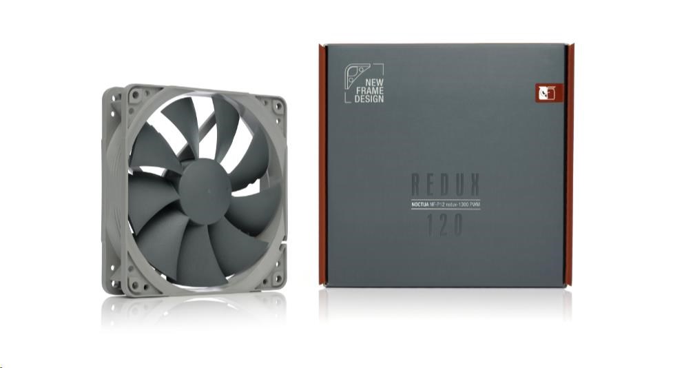 NOCTUA Ventilátor NF-P12 redux-1300 PWM,  120mm,  šedá3 