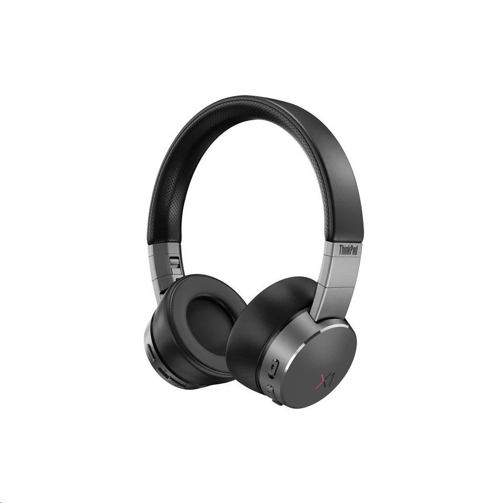 LENOVO sluchátka ThinkPad X1 Active Noise Cancellation Headphone - bezdrátové sluchátka, mic., potlačení šumu (ENC), ANC5 