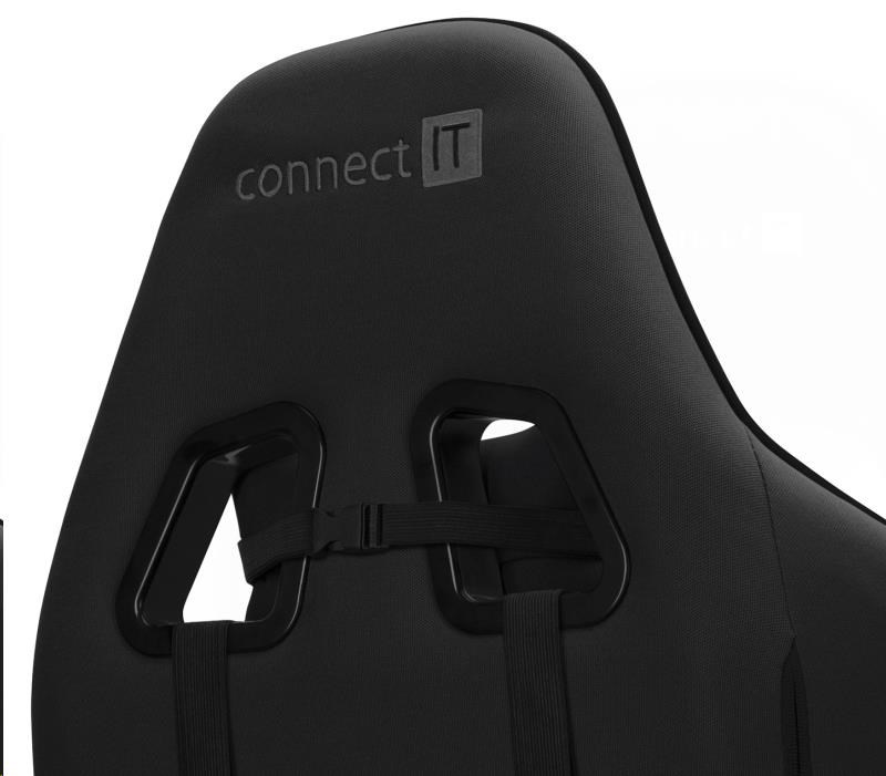 CONNECT IT herní křeslo Monaco Pro,  látkové,  černé10 