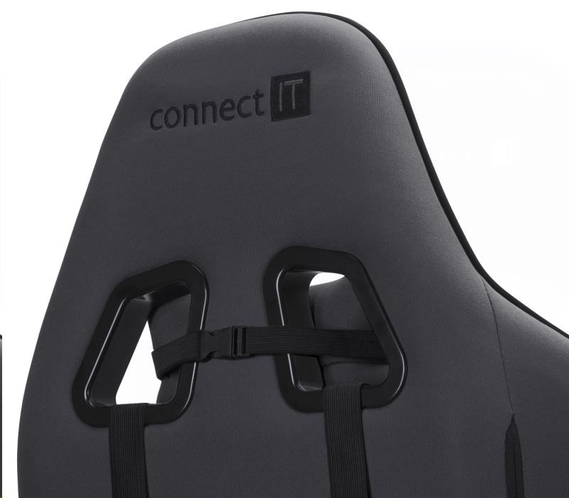 CONNECT IT herní křeslo Monaco Pro,  látkové,  šedo-černé12 