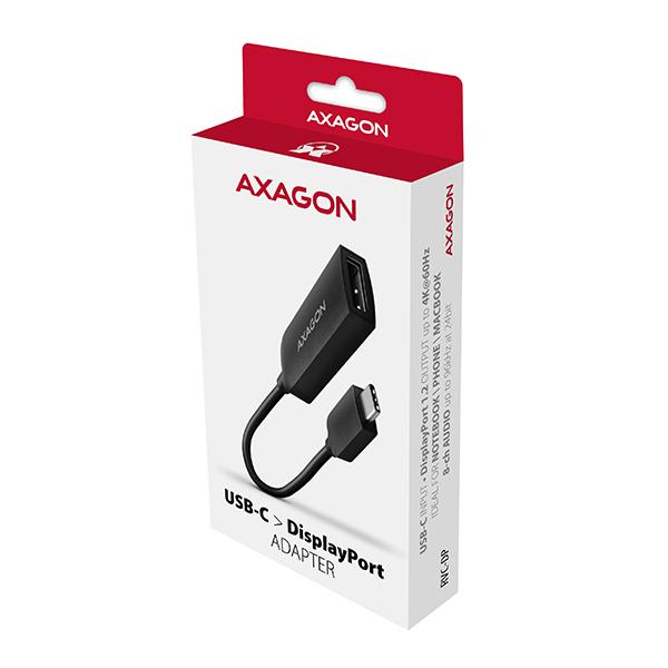 AXAGON RVC-DP,  redukcia USB-C -> DisplayPort,  4K/ 60Hz7 