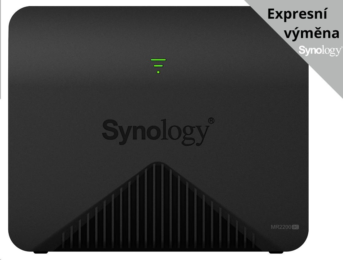 Synology MR2200ac Mesh Router 2, 4 GHz /  5 GHz 802.11a/ b/ g/ n/ ac (4C/ 717MHz/ 256MBRAM/ 1xUSB3.0/ 1xGbEWAN, 1xGbELAN)3 