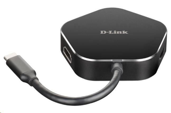 Rozbočovač D-Link DUB-M420 4 v 1 USB-C s rozhraním HDMI a funkciou Power Delivery0 