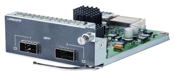 HPE FlexNetwork 5510 2-port QSFP+ Module0 