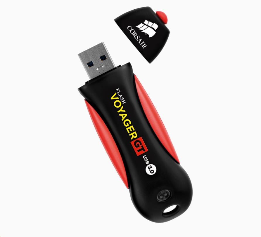Flash disk CORSAIR 1TB Voyager GT,  USB 3.0,  čierna/ červená2 